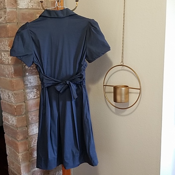 BCBG  flirty gray dress - Picture 3 of 5